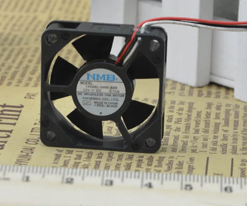 Вентилятор NMB 1404KL-04W-B59 12V 0.11A SUPERMICRO 35 10mm Case Cooling Fan — фото лота 1