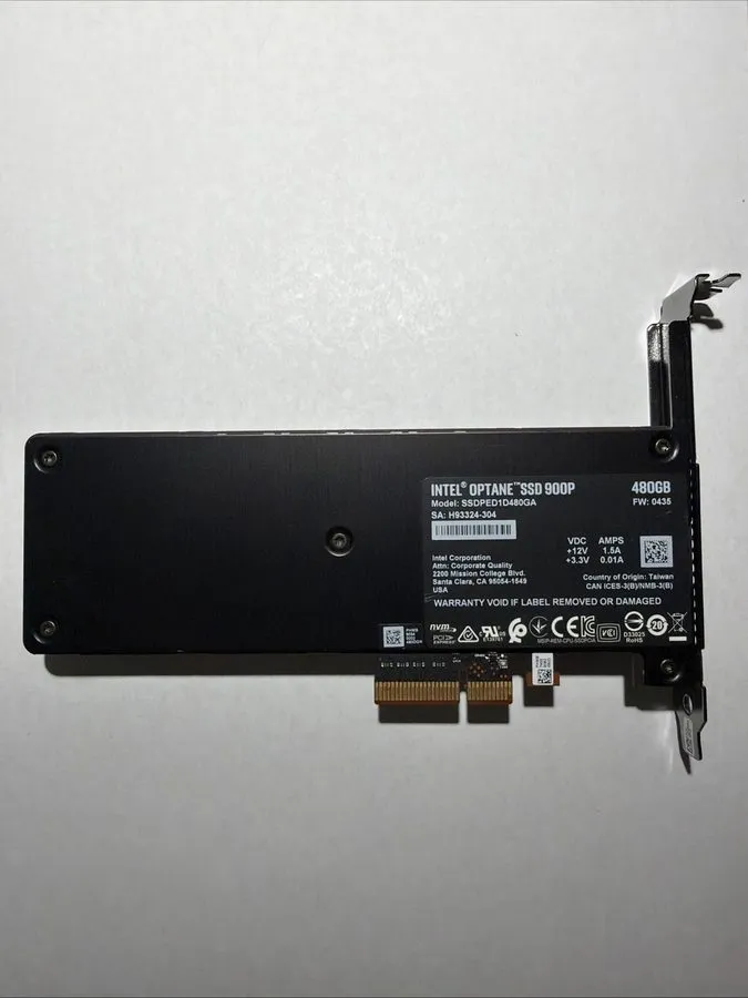 SSD-накопитель Intel SSDPED1D480GA 480GB SSD NVME PCIE Gen3 900P Series Intel Op
