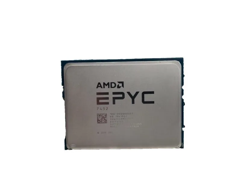 Процессор AMD EPYC 7452 32 cores 64 threads 2.35GHz up to 3.35GHz 155w cpu proce — фото лота 1