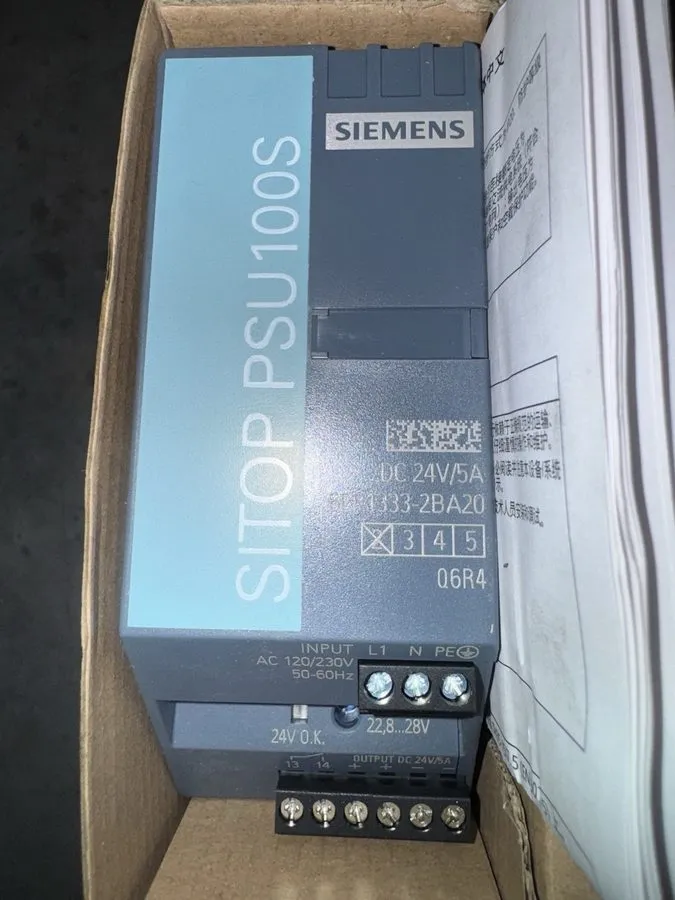Блок питания Siemens 6EP13332BA20 SITOP PSU100S Power Supply 24VDC 5A