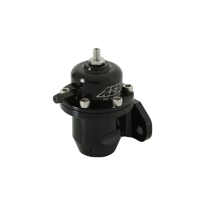 Трубопроводная арматура AEM 25-301BK Adjustable Fuel Pressure Regulator Black — фото лота 2