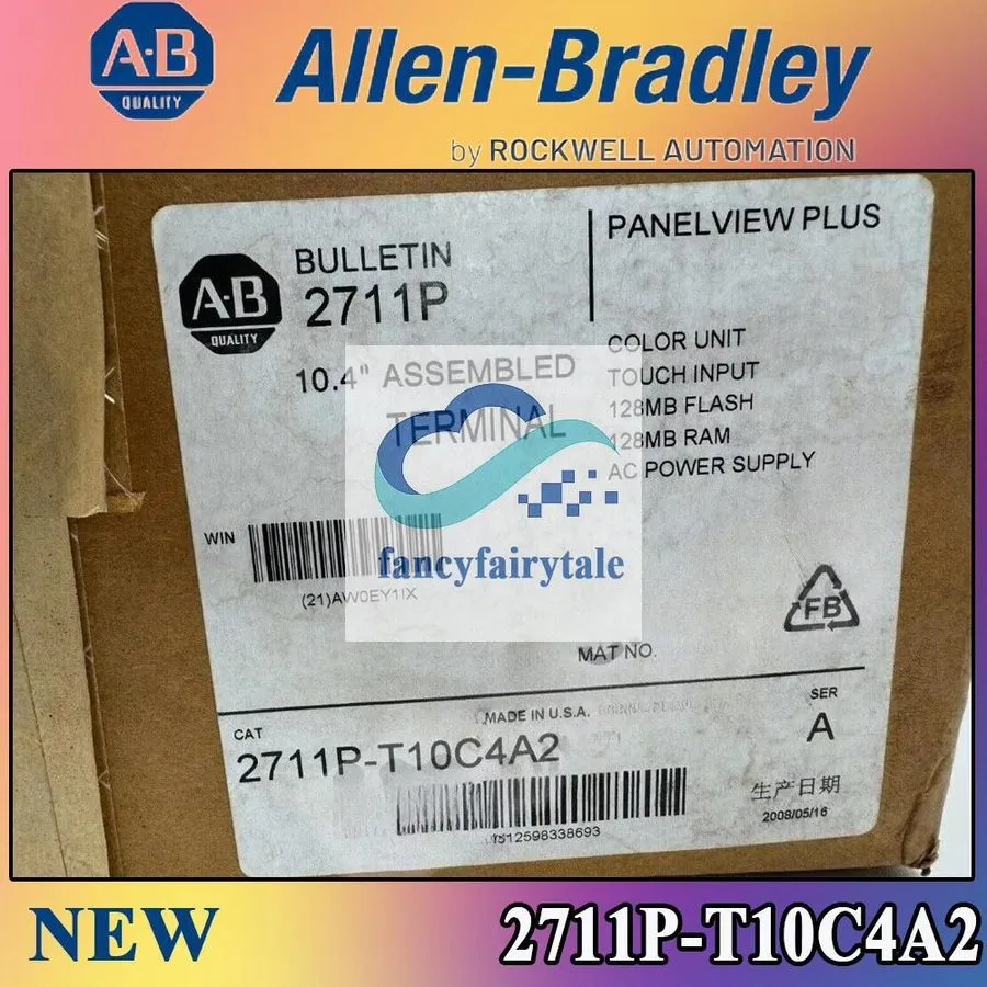 Панель оператора AB2711P-T10C4A2 PanelView Plus 1000 Touch/Color Terminal