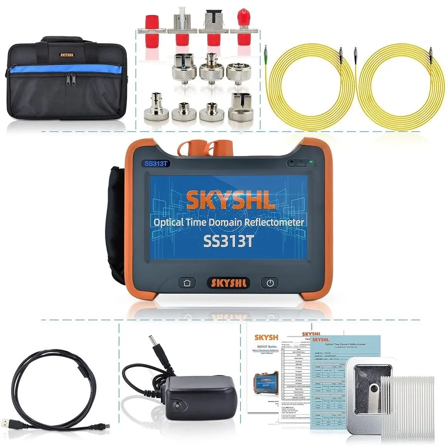 Тестер SKYSHL 1310nm/32dB+1550nm/30dB SM OTDR Tester Built-in OPM OLS VFL — фото лота 2