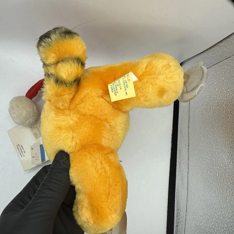 Вакуумная присоска Vintage Dakin 70s80s Garfield Hang-On Plush Suction Cup Windo — фото лота 2