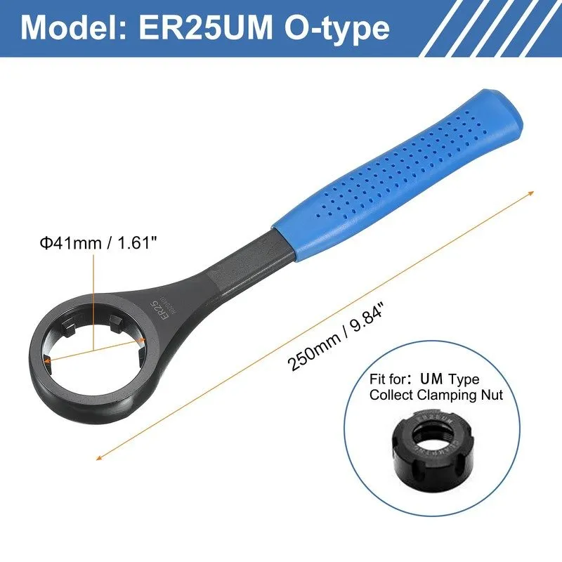 Режущий инструмент ER25UM O-Type Collet Chuck Wrench Spanner 40CrV Integral Type