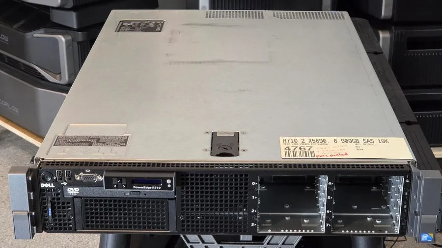 Сервер Dell PowerEdge R710, 2*X5560 2.8GHz 6C, 24GB Ram, No Ctrlr/HDs