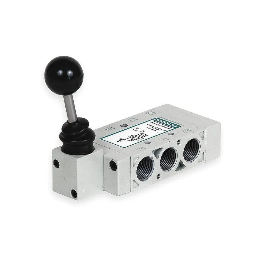Пневмоклапан Aventics L23la552o000000 Manual Air Control Valve, 4-Way, 3/8In Npt — фото лота 1