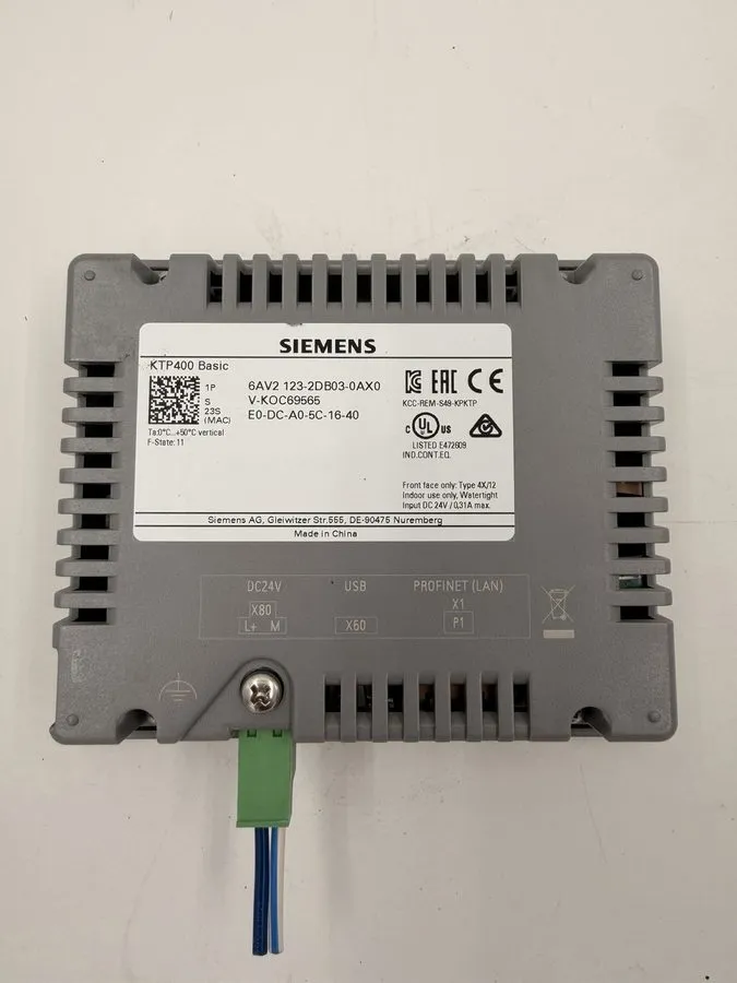 Панель оператора Siemens 6AV2123-2DB03-0AX0 SIMATIC HMI, KTP400 Basic, Basic Pan — фото лота 1