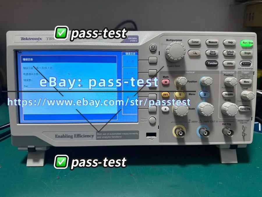 Осциллограф Tektronix TBS1202B oscilloscope, 200MB, 2G sampling #pass