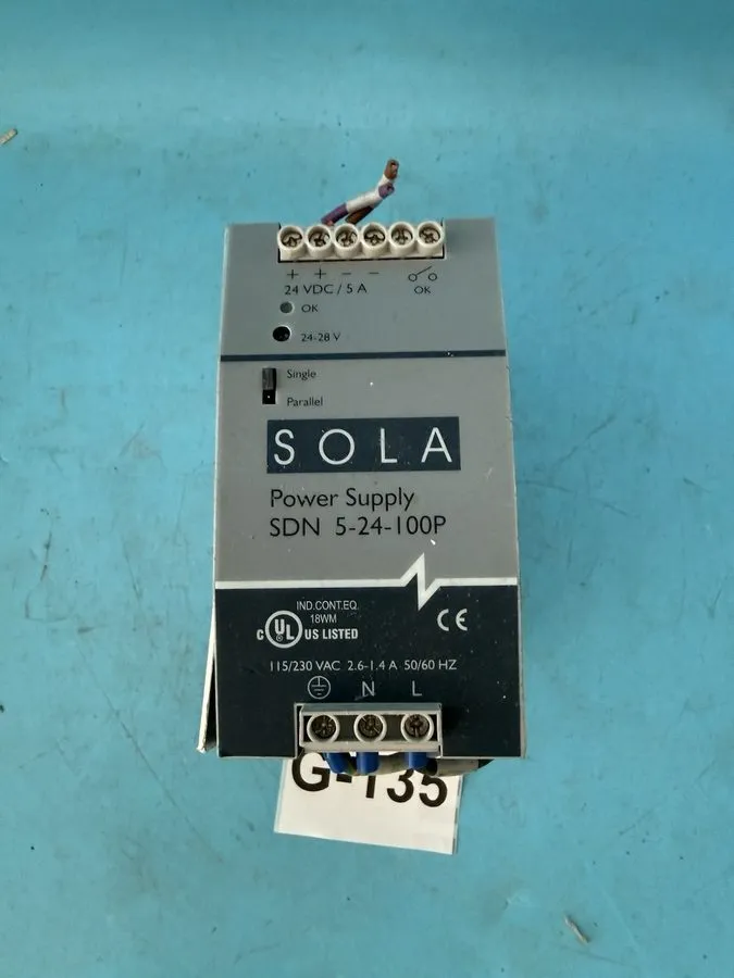 Блок питания Emerson SolaHD SDN 5-24-100P Power Supply 24VDC 5A 120W DIN Rail Mo
