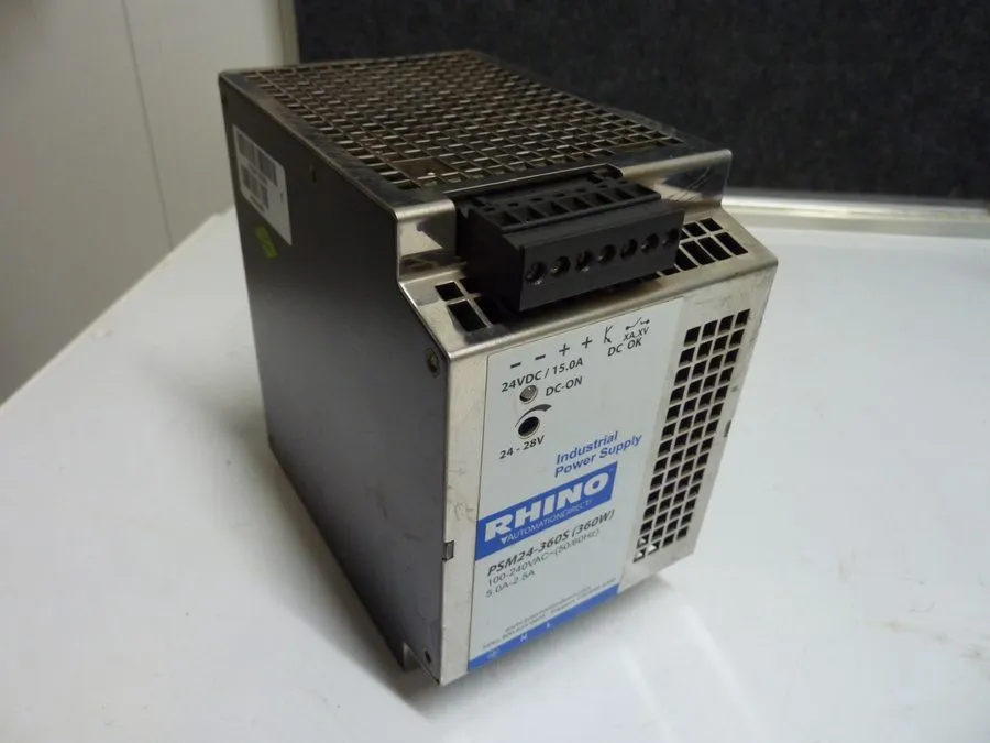 Блок питания RHINO PSM24-360S INDUSTRIAL DIN-RAIL SWITCHING POWER SUPPLY UNIT 36