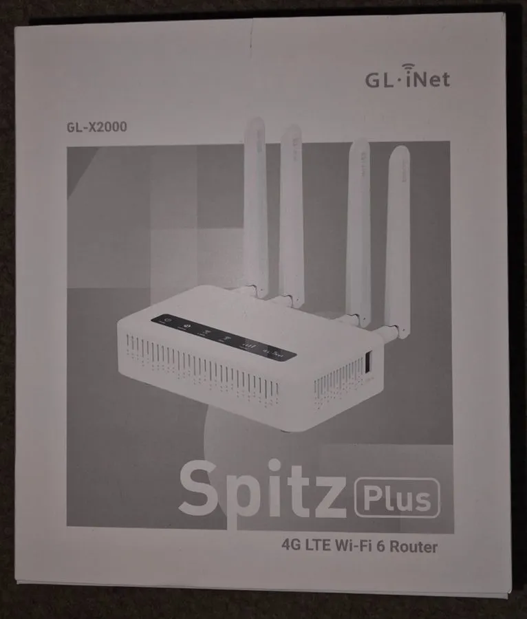 Маршрутизатор GL-X2000(Spitz Plus) Cellular Gateway 4G LTE Router