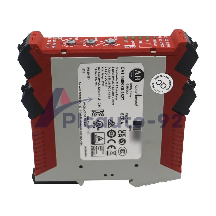 Реле безопасности Allen Bradley, 440R-GL2S2T, Guard Master Safety Relay Locking 