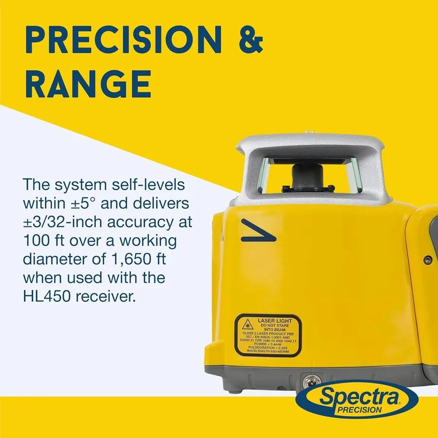 Геодезический прибор Spectra Precision LL300N-1 Self Leveling Rotary Laser Kit w — фото лота 2
