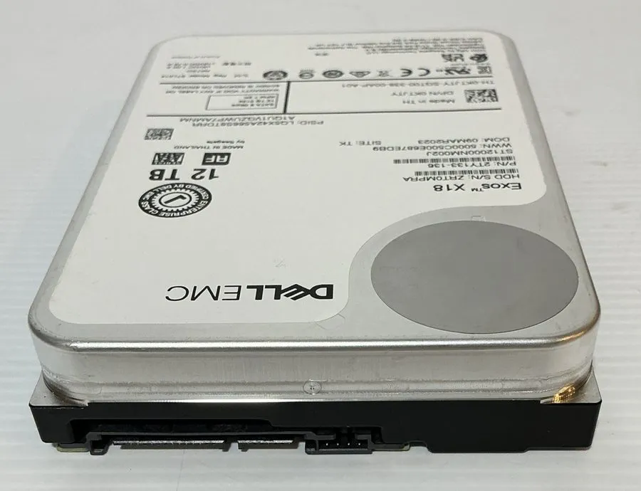 Жёсткий диск Dell/Seagate Exos X18 12TB ST12000NM002J 7.2K RPM SATA 6GB/s 3.5" E — фото лота 2