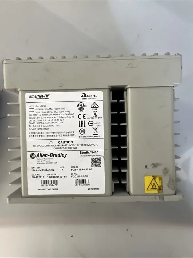 Коммутатор Allen-Bradley 1783-HMS16T4CGN Stratix 5400 20-Port Managed Switch