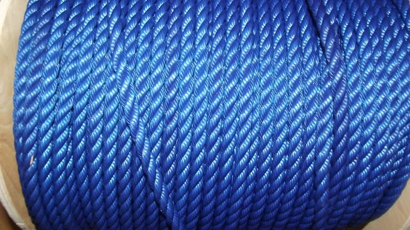 Таль 1/2" x 95' Rigging Rope, Arborist Rope, Hoist Line, 3-Strand Polyester Line