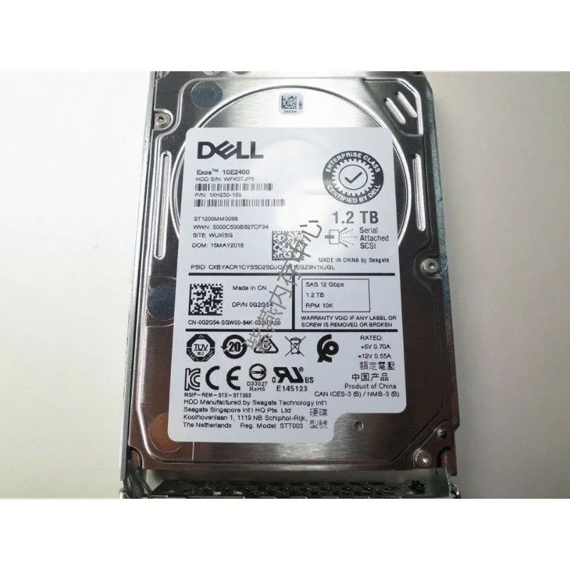 Сервер 0-HOURS G2G54 0G2G54 Dell POWEREDGE 1.2TB 10K RPM 12Gbps 2.5" SAS HDD Har