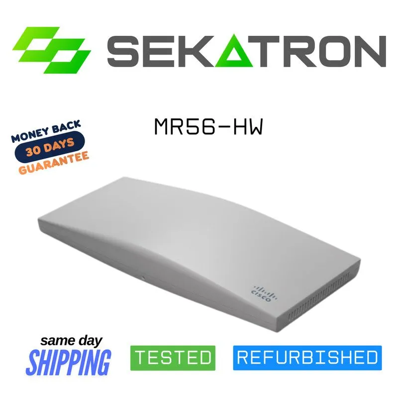 Точка доступа 📶 Unclaimed Cisco Meraki MR56-HW • Wi-Fi 6 Indoor AP • • w/ Mounti