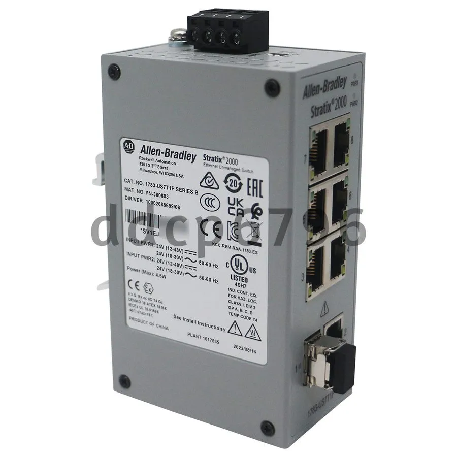 Коммутатор Allen Bradley 1783-US7T1F Stratix 2000 7T+1F Port Unmanaged Switch Br
