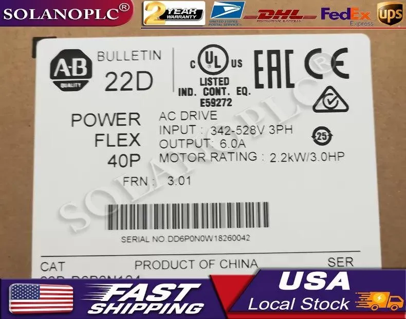 Частотный преобразователь Allen-Bradley 22D-D6P0N104 PowerFlex 40P AC Drive