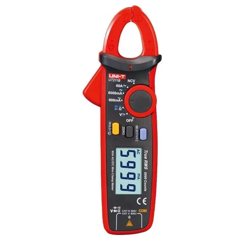 Тестер UNI-T UT211B Handheld True RMS Digital Clamp Meter — фото лота 1