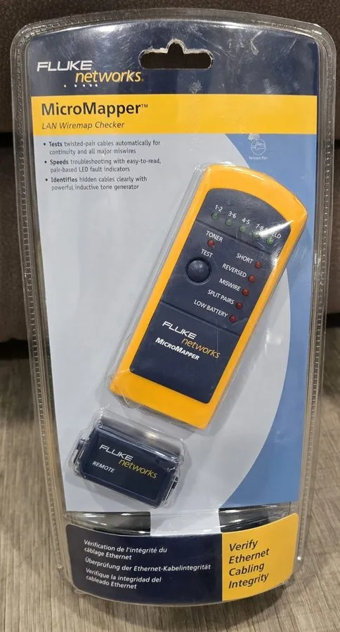 Тестер Fluke Network MicroMapper MT-8200-49A Wiremap Checker