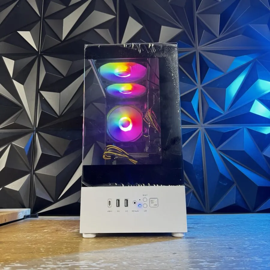 GPU-ускоритель Custom Desktop Gaming PC RYZEN 5 3600 16 GB DDR4 500GB SSD Nvidia — фото лота 1