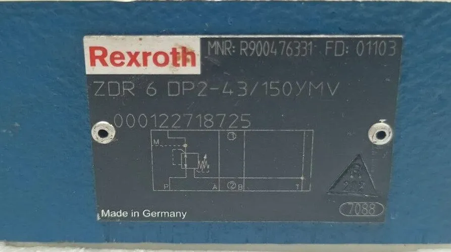 Пневмораспределитель REXROTH ZDR 6 DP2-43/150YMV R900476331 DIRECTIONAL PRESSURE