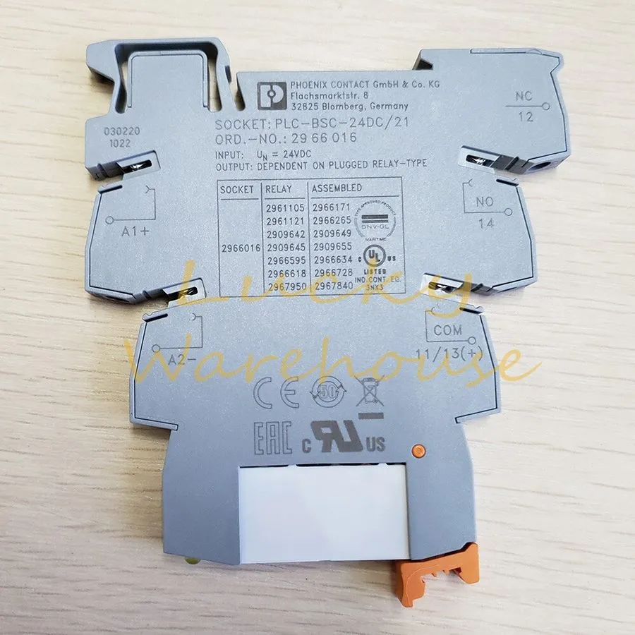 ПЛК PHOENIX PLC-RSC-24DC/21 No.2966171 No.2961105 24VDC Power Relay No.2966016so