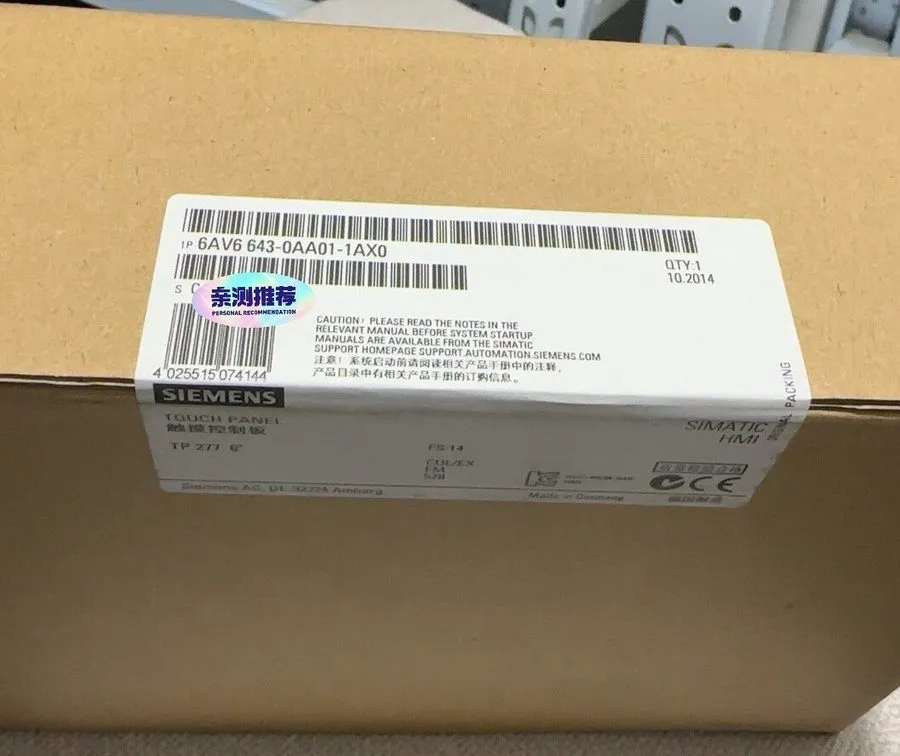 Панель оператора Siemens 6AV6643-0AA01-1AX0 SIMATIC HMI Touch Panel