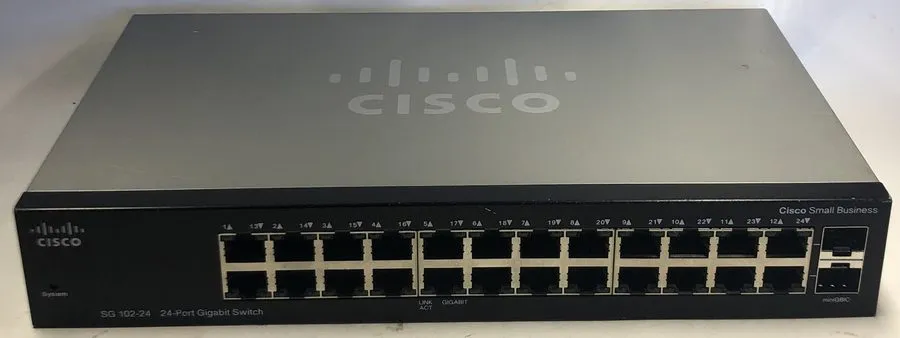Коммутатор Cisco SG102-24 24-Port Gigabit Ethernet Unmanaged Rackmount Switch