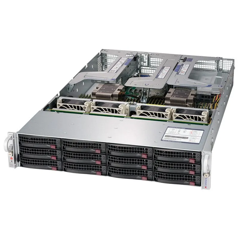 Сервер Supermicro SYS-6029U-E1CR4T 2x Xeon Gold 5120 2.2GHz CPUs 192GB RAM 2U Se — фото лота 4