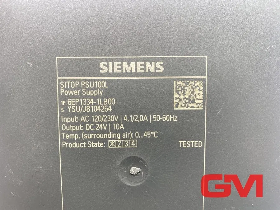 Блок питания Siemens 6EP1334-1LB00 SITOP PSU100L Power Supply DC 24V/10A **PARTS