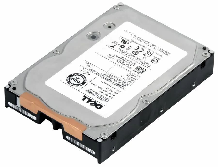 Жёсткий диск 0W348K W348K Dell 600GB 15K RPM 6Gb/s 3.5" SAS HDD Hard Drive