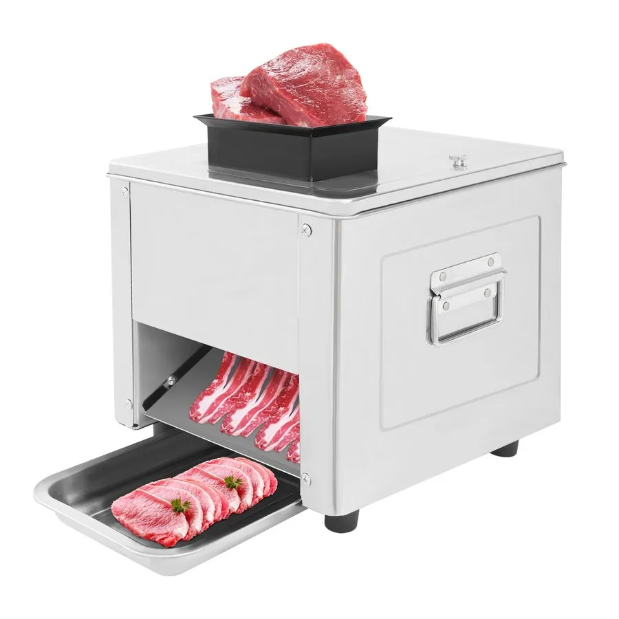 Слайсер 150kg/H Meat Cutter Commercial Electric Meat Slicer Shredded Cutting Mac — фото лота 1
