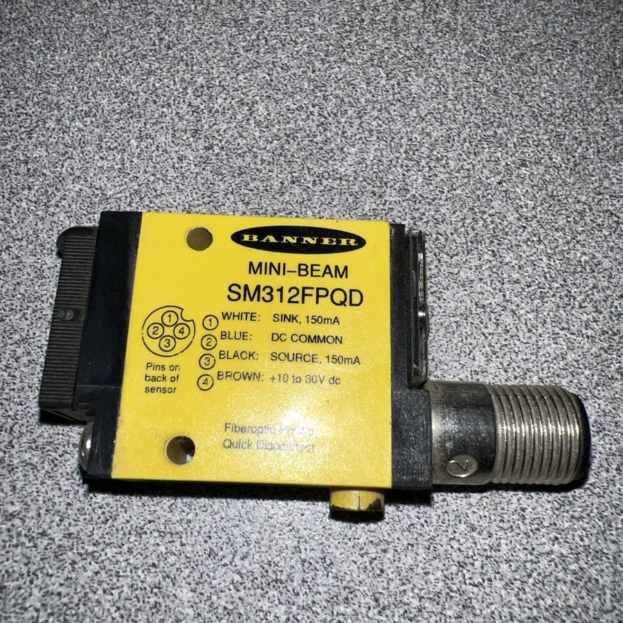 Фотоэлектрический датчик BANNER SM312FPQD Photoelectric Sensor Surplus Stock