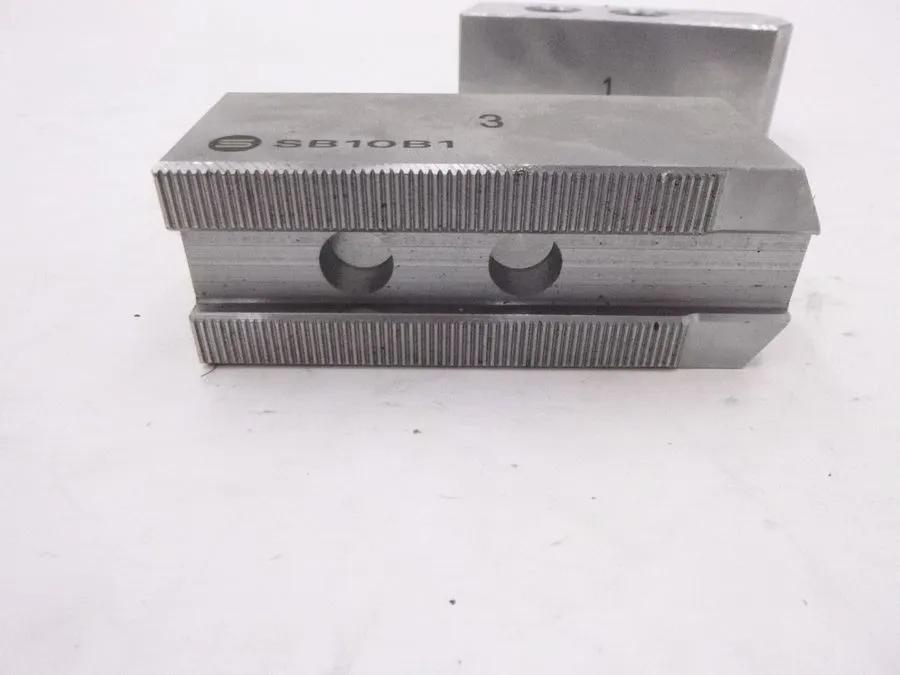 Режущий инструмент 3 x SAM CHULLY HAAS LATHE CHUCK JAWS, SB10B1, in BOX — фото лота 1