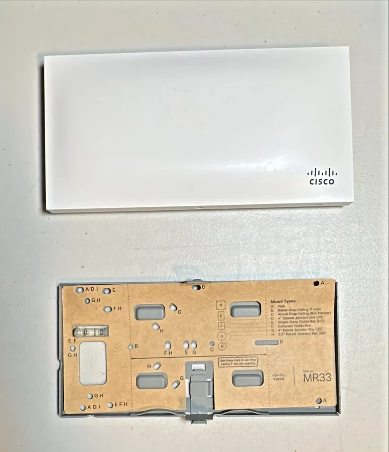 Точка доступа Wi-Fi Cisco Meraki MR33-HW Unclaimed 802.11ac Wave 2 PoE Access Po