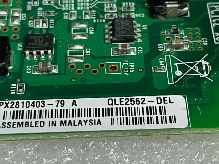 Сетевая карта QLogic QLE2562-DELL FC Dual-Port 8Gb PCI-E x8 Network Adapter 06T9