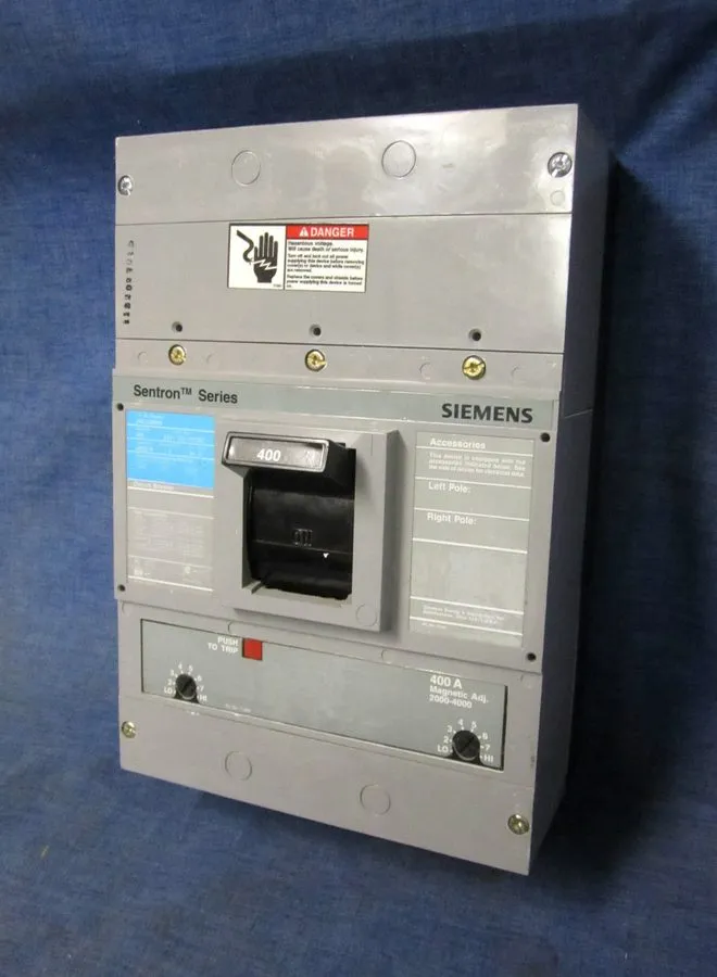 Автоматический выключатель Siemens JXD22B400 400A 2-Pole 240V Sentron Series Cir