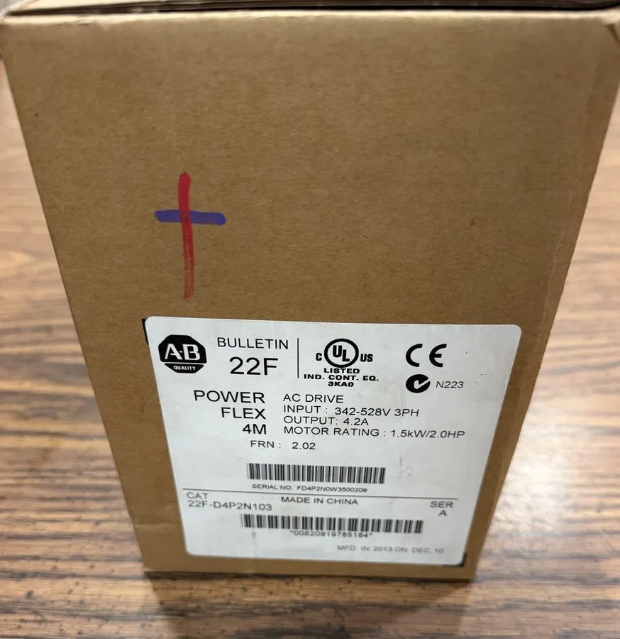 Частотный преобразователь Allen Bradley 22F-D4P2N103 PowerFlex 4M- 1.5 kW (2 HP)