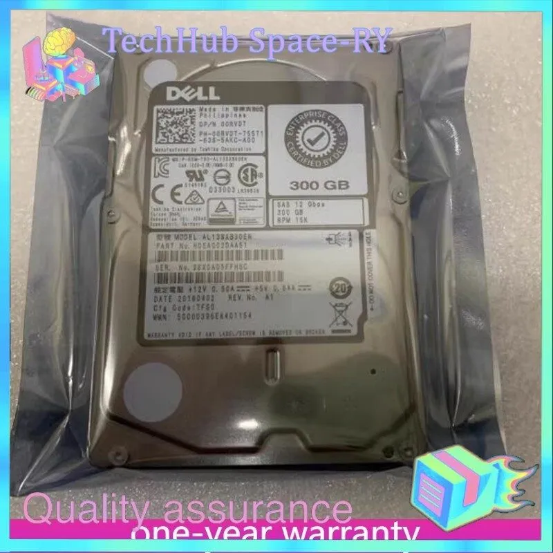Жёсткий диск Dell 300GB 15K 0RVDT 2.5" SAS 12G Hard Drive AL13SXB30EN HD HDD HDE — фото лота 1