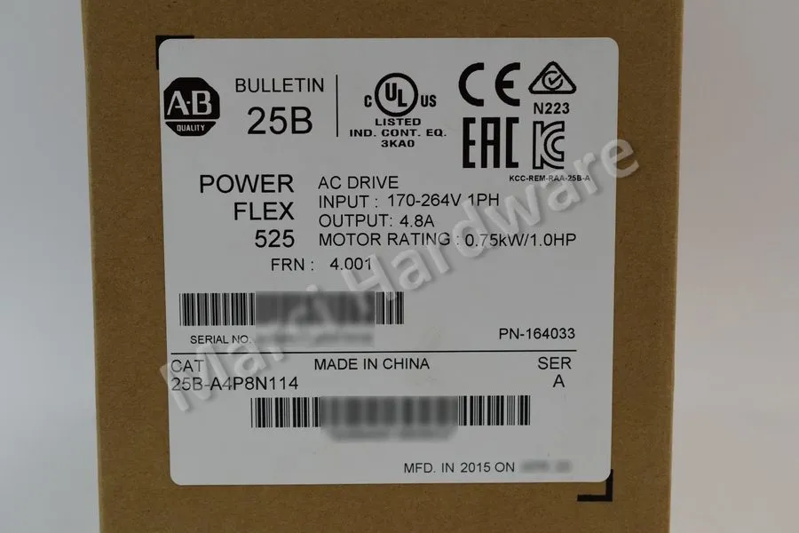 Частотный преобразователь Allen-Bradley AB 25B-A4P8N114 PowerFlex 525 AC Drive 0