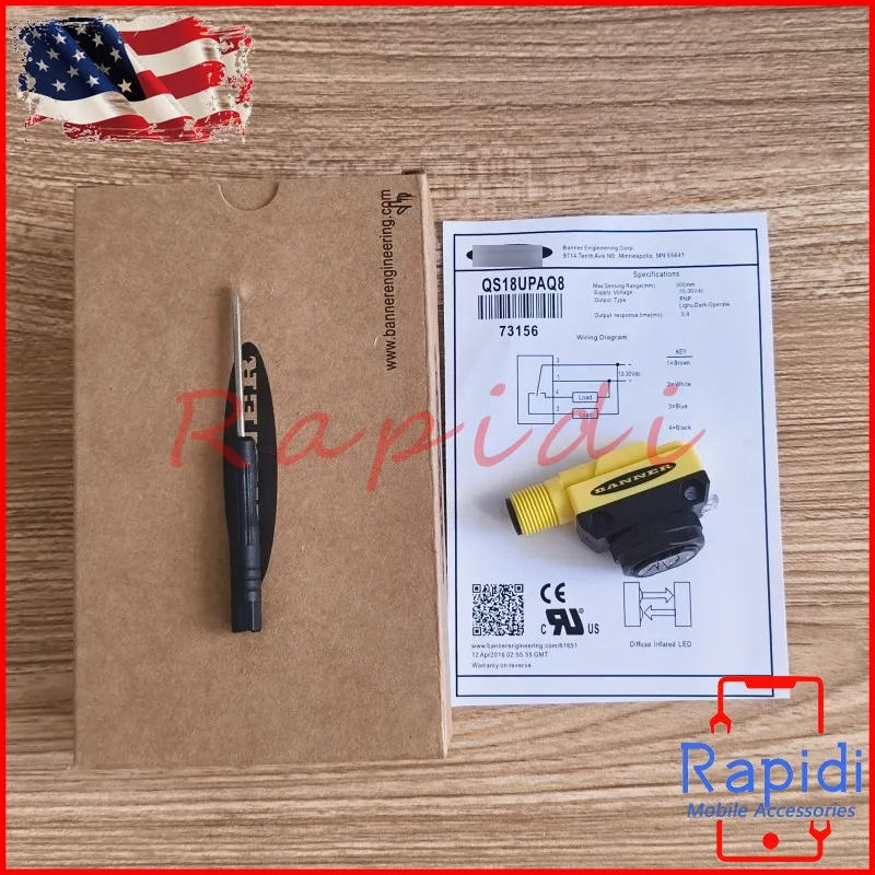 Фотоэлектрический датчик Banner QS18UPAQ8 photoelectric sensor