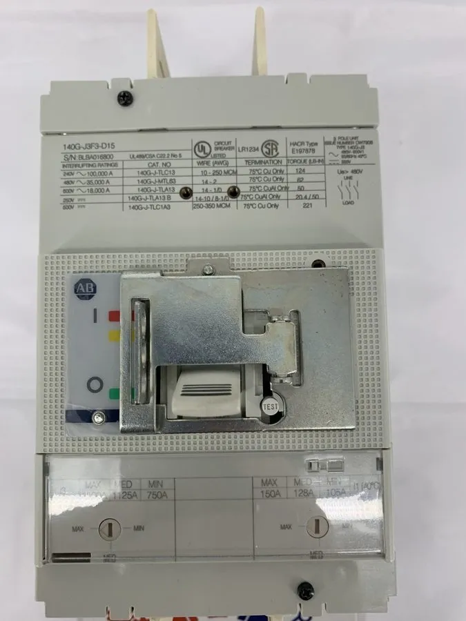 Автоматический выключатель Allen-Bradley 140G-J3F3-D15 Molded Case Circuit Break