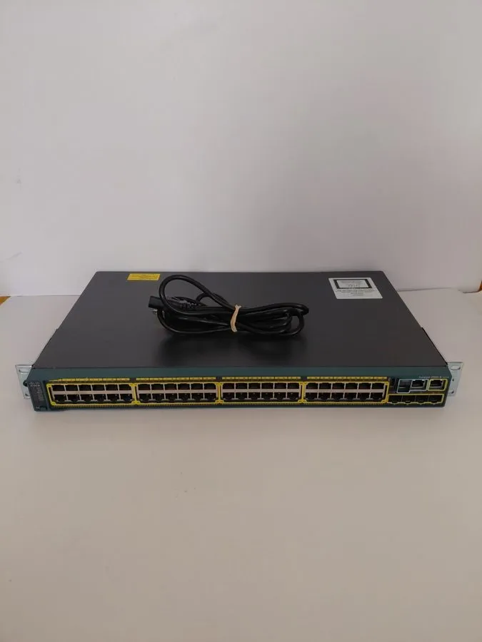 Коммутатор Cisco 2960S 48 Port Gigabit 370W PoE+ Switch, WS-C2960S-48LPD-L