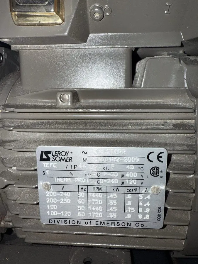Насос Agilent / Varian DS 302 Dual Stage Rotary Vane Vacuum Pump Model # 949-932 — фото лота 1