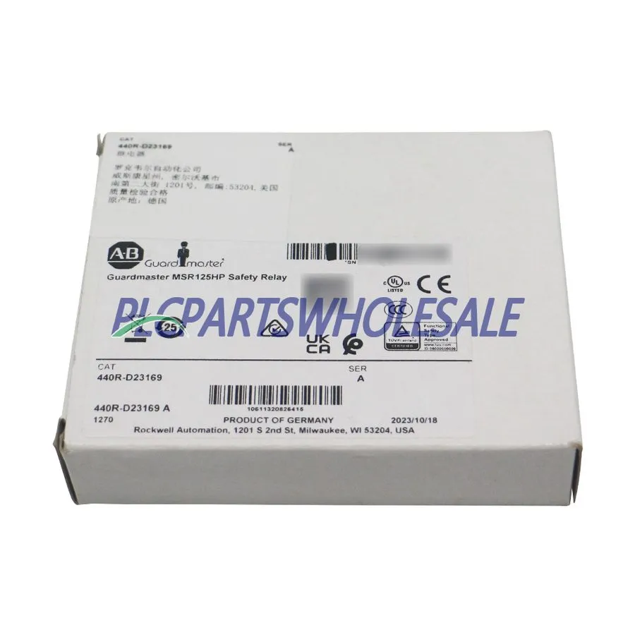 Реле безопасности ALLEN-BRADLEY 440R-D23169 MSR125HP SAFETY RELAY 115VAC 2NO