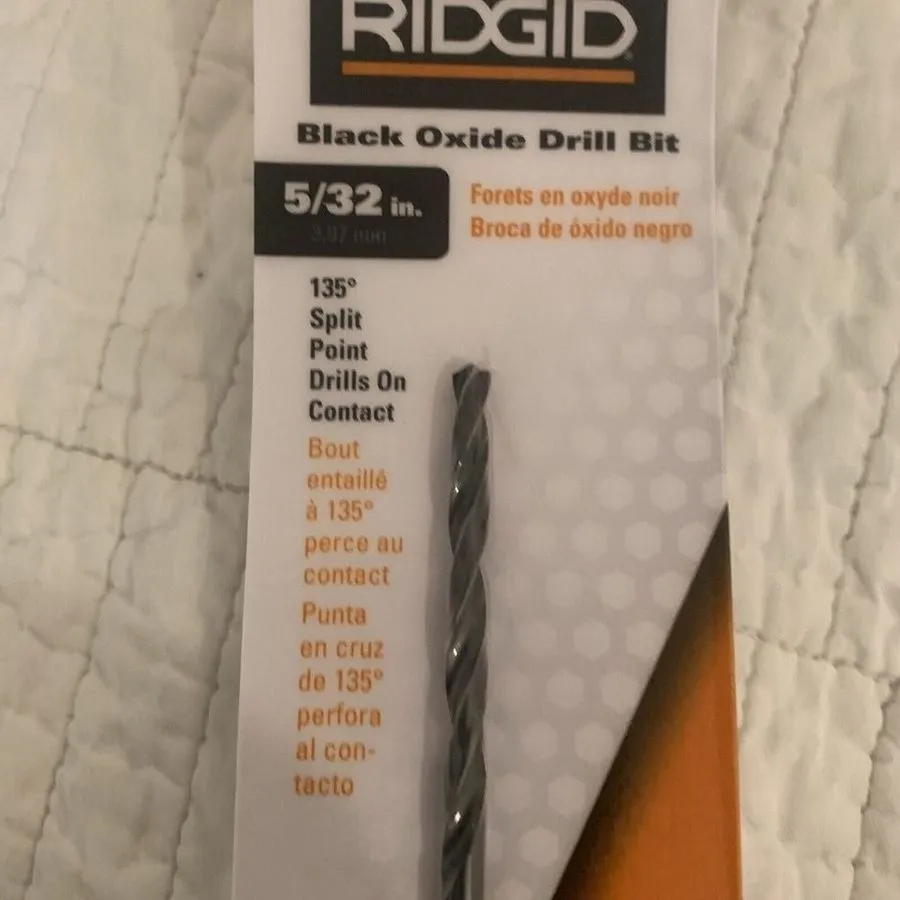 Режущий инструмент set of 20 Ridgid 5/32 Black Oxide Drill Bit для Wood Metal Pl — фото лота 2